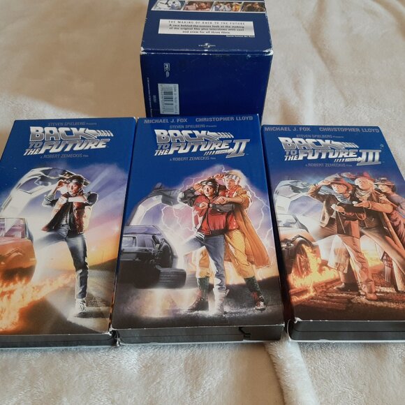 Set Movies Back To The Future The Complete Trilogy Édition Special VHS - Picture 4 of 10